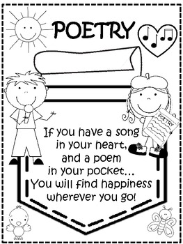 A+ Poem In Your Pocket: Poster & Writing Paper by Regina Davis | TpT