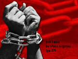 A Poem for Visual Learners "Still I Rise" by Maya Angelou