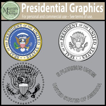 Preview of A Presidential Clip Art Freebie {Messare Clips and Design}