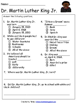 A Primary Unit All About Martin Luther King, Jr. | TPT