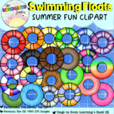 A Rainbow of Colors Swimming Rings | KG Jardin Clipart