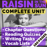 A RAISIN IN THE SUN Unit Plan: Discussion Prompts, Workshe