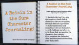 A Raisin in the Sun: Character Journaling Activity 