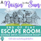 A Raisin in the Sun:  End of Play Escape Room {9-12 ELA}