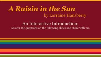 Preview of A Raisin in the Sun Introduction