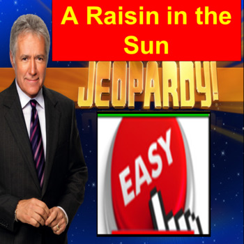 Preview of A Raisin in the Sun Jeopardy
