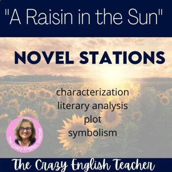 Preview of A Raisin in the Sun Novel Study Literacy Stations