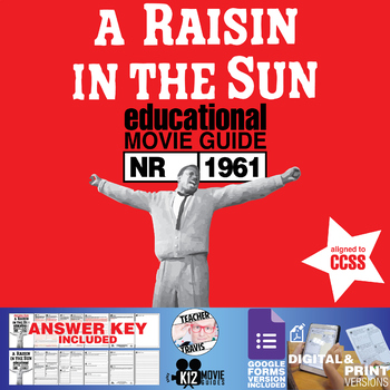 Preview of A Raisin in the Sun Movie Guide | Questions | Worksheet | Google (NR - 1961)