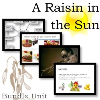 Preview of A Raisin in the Sun Activities Bundle