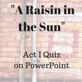 "A Raisin in the Sun" PowerPoint Quiz Act I
