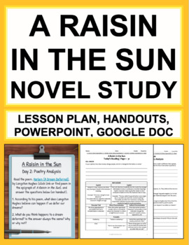 Preview of A Raisin in the Sun | Printable & Digital Novel Study