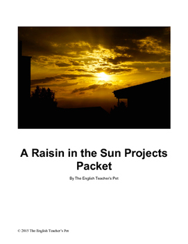 Preview of A Raisin in the Sun Projects Packet