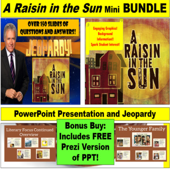 Preview of A Raisin in the Sun PowerPoint Bundle