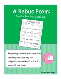 A Rebus Poem: Practice Reading a, and, are