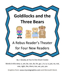 Preview of A Rebus Reader's Theater for Goldilocks and the Three Bears