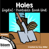 Holes Novel Study: Printable + Digital Bundle [Louis Sachar]