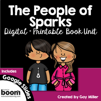 Preview of The People of Sparks Novel Study: Digital + Printable Book Unit