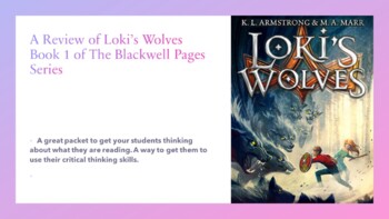 Preview of A Review of Loki's Wolves - Book 1 of Blackwell Pages