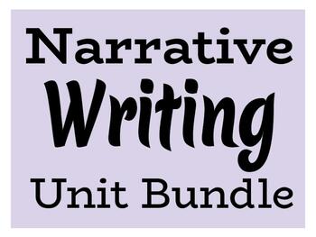 Preview of Narrative Writing Unit Bundle - Quickwrites, Mentor Texts, Word Choice & More