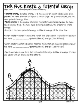 A Roller Coaster Day 7-Hour Complete Sub Plan Thematic Unit for Common Core