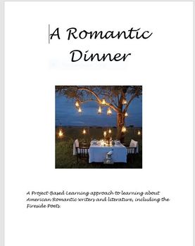 Preview of A Romantic Dinner: PBL for American Romanticism