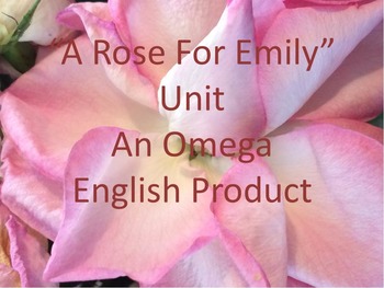 Preview of A Rose For Emily Unit