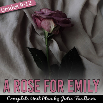 Preview of A Rose for Emily Literature Guide, Unit, Lesson Plan