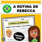 A Rotina em Português - Portuguese Worksheet - Verbos Refl