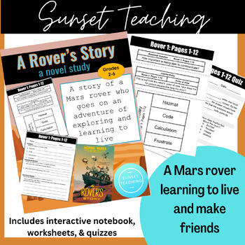 Preview of A Rover's Story-Jasmine Warga Study *Question, Vocabulary, Interactive *Digital