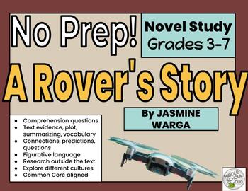 Preview of A Rover's Story By Jasmine Warga Novel Study 
