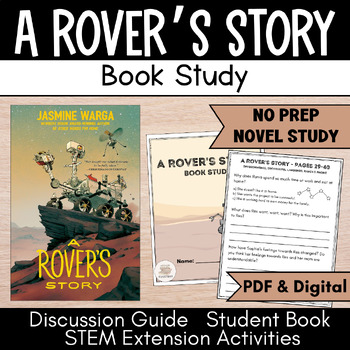 Preview of A Rover's Story Read Aloud | Novel Study | STEM | Book Reviews | PDF and Digital