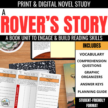 Preview of A Rover's Story Novel Study: Book Study Unit for the Book by Jasmine Warga