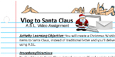 A.S.L. Vlog to Santa Claus