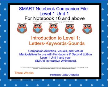 Preview of A SMARTboard Second Ed. Level 1 Unit 1 Companion File for Notebook 16 & above
