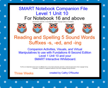 Preview of A SMARTboard Second Ed. Level 1 Unit 10 Companion File for Notebook 16 and Above
