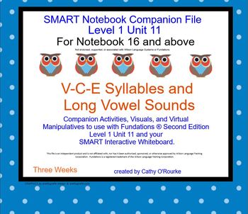 Preview of A SMARTboard Second Ed. Level 1 Unit 11 Companion File for Notebook 16 and Above