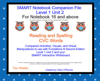 Preview of A SMARTboard Second Ed. Level 1 Unit 2 Companion File for Notebook 16 & above