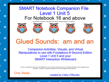 Preview of A SMARTboard Second Ed. Level 1 Unit 5 Companion File for Notebook 16 and above