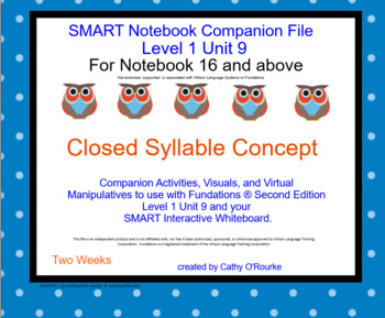 Preview of A SMARTboard Second Ed. Level 1 Unit 9 Companion File for Notebook 16 and Above