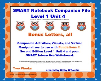 Preview of A SMARTboard Second Edition Level 1 Unit 4 Companion File