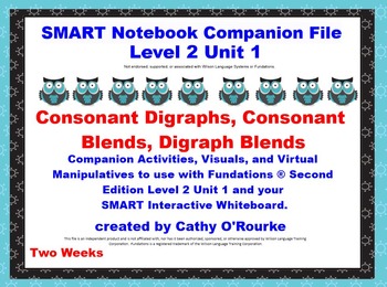 Preview of A SMARTboard Second Edition Level 2 Unit 1 Companion File
