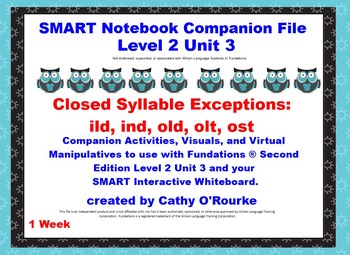 Preview of A SMARTboard  Second Edition Level 2 Unit 3 Companion File
