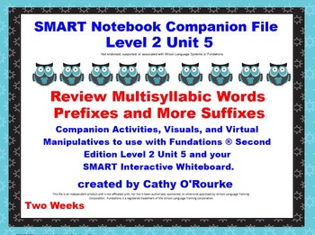 Preview of A SMARTboard  Second Edition Level 2 Unit 5 Companion File