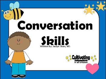 Preview of A SOCIAL STORY - "Conversation Skills" (SEL ACTIVITY)