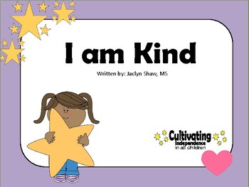 Preview of A SOCIAL STORY  - "I am Kind"  (SEL ACTIVITY)
