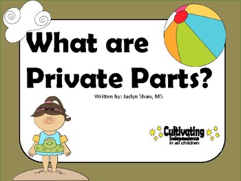 Preview of A SOCIAL STORY - "What are Private Parts?" (SEL ACTIVITY)