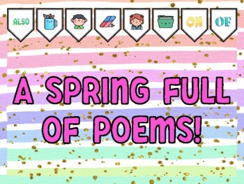 A SPRING FULL OF POEMS! Poetry Bulletin Board Kit by Nitin Sharma