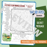 A STREETCAR NAMED DESIRE Word Search Puzzle Novel Book Rev