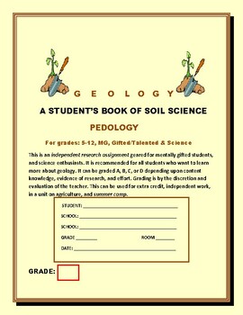 Preview of A STUDENT'S BOOK OF PEDOLOGY: SOIL SCIENCE