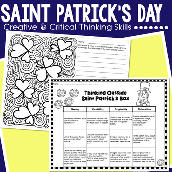 Preview of A Saint Patrick’s Day Creative Thinking Freebie